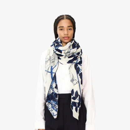 Inoui Editions Scarf 100 Paradisio Blue-Inoui Editions-Thistle Hill