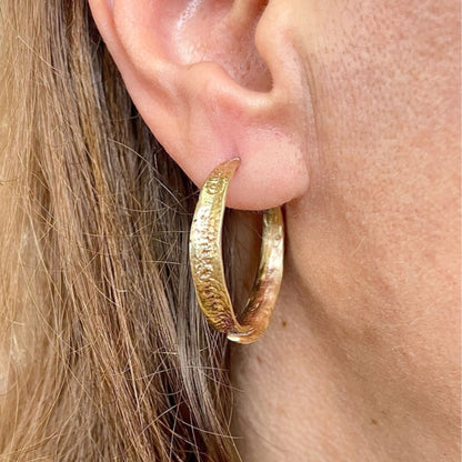 Emilie Shapiro Large Seagrass Hoops