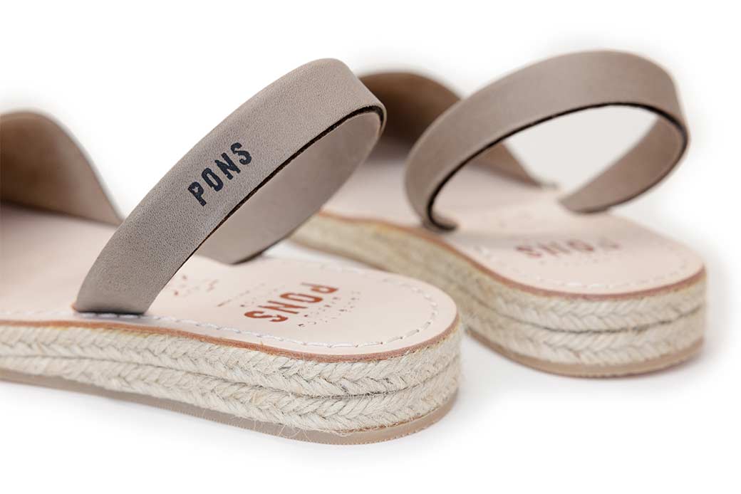 Pons Classic Espadrille Taupe-Pons-Thistle Hill