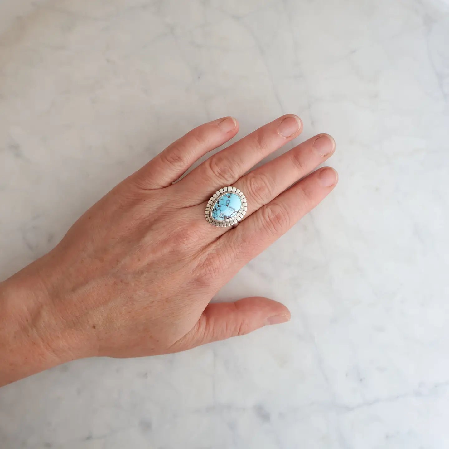 Carolyn Keys Lumi Ring Golden Hills Turquoise-Carolyn Keys-Thistle Hill