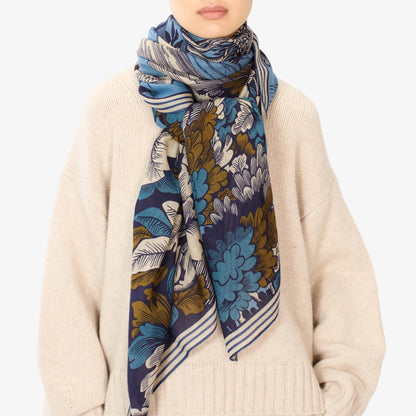 Inoui Editions Scarf 100 Panthere Blue-Inoui Editions-Thistle Hill