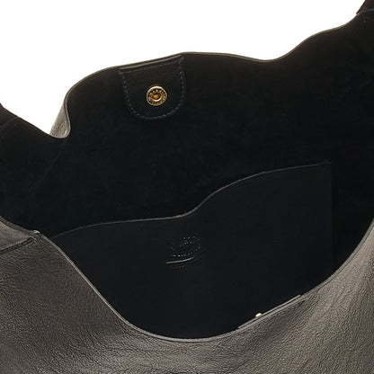 Il Bisonte Le Laudi Shoulder Bag in Vintage Leather Black