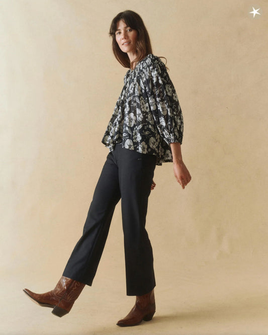 Thistle Knotted Collar Shirt - Ready-to-Wear 1AB6GO