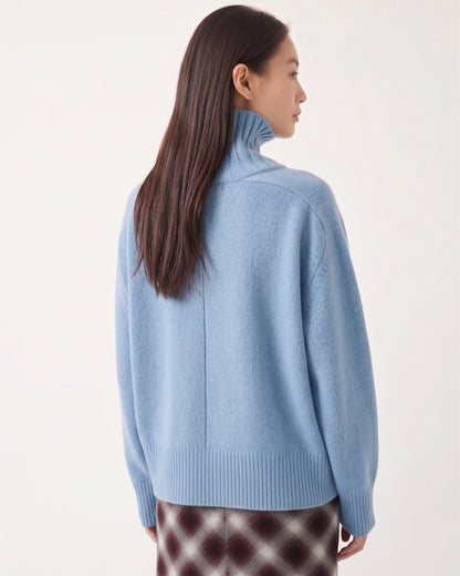 Sayaka Davis Highcollar Sweater Azure-Sayaka Davis-Thistle Hill