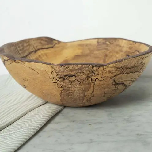 Spencer Peterman 18" Spalted Maple Oval Bowl-Spencer Peterman-Thistle Hill