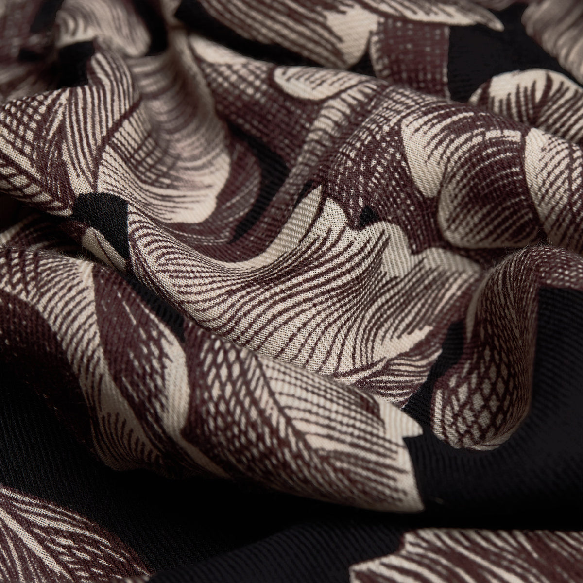 Inoui Editions 100 Arboris Black Scarf-Inoui Editions-Thistle Hill