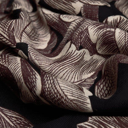 Inoui Editions 100 Arboris Black Scarf-Inoui Editions-Thistle Hill
