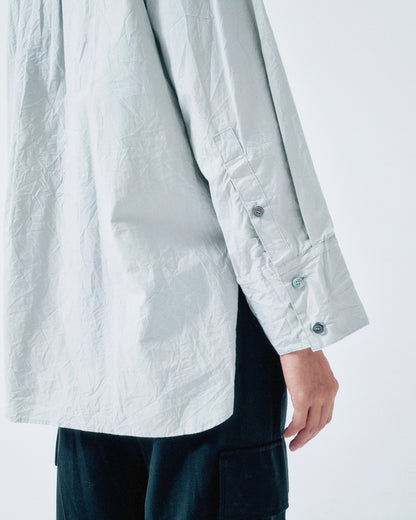 Sayaka Davis Crinkled Oversized Shirt Moon Grey