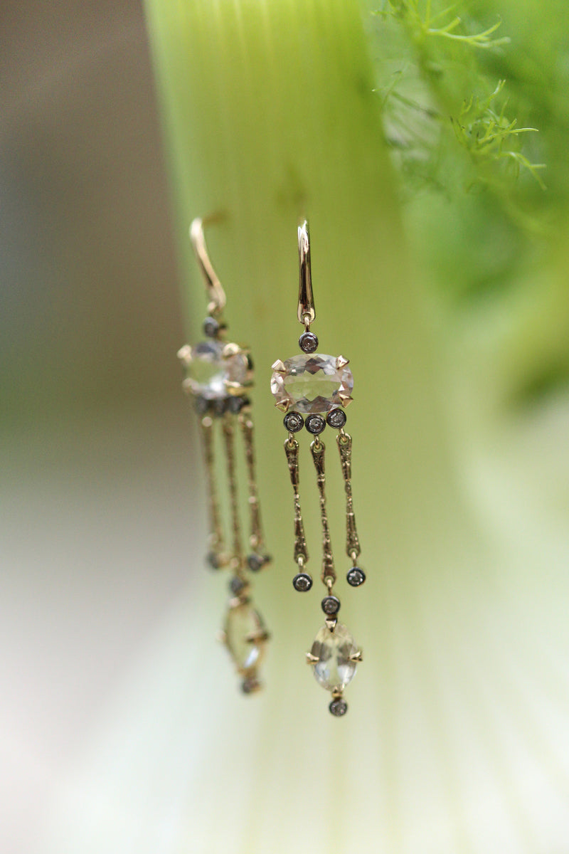 5 Octobre Mina Pink Or 14k Earrings-5 Octobre-Thistle Hill