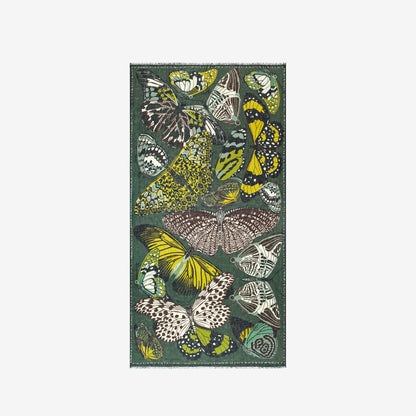 Inoui Editions Scarf 100 Papillions Khaki-Inoui Editions-Thistle Hill