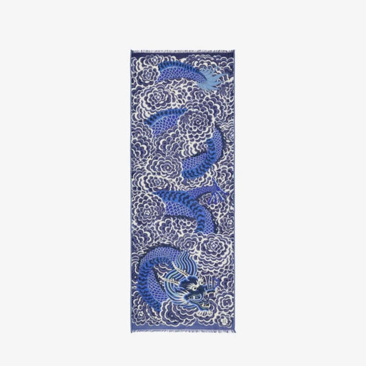Inoui Editions Scarf 70 Dragon Blue