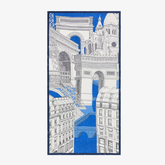 Inoui Editions Scarf 100 Paris Blue