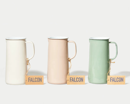 Falcon Enamelware 3 Pint Pitcher Cream-Falcon Enamelware-Thistle Hill