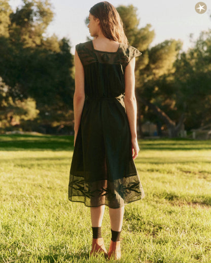 The Great Dawn Dress Vintage Moss