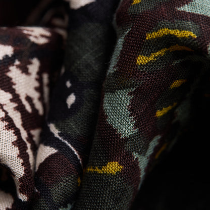 Inoui Editions Scarf 100 Papillions Khaki-Inoui Editions-Thistle Hill