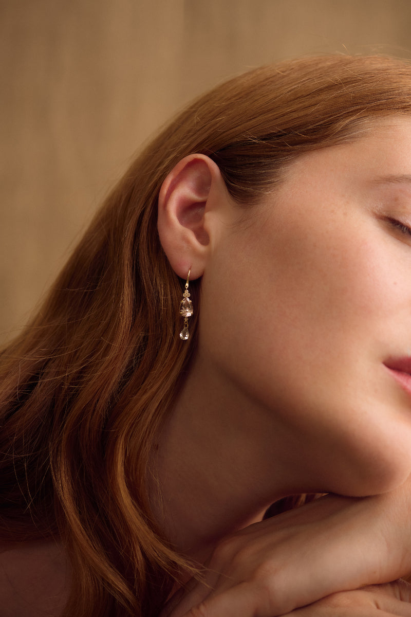 5 Octobre Wendy Pink Earrings-5 Octobre-Thistle Hill