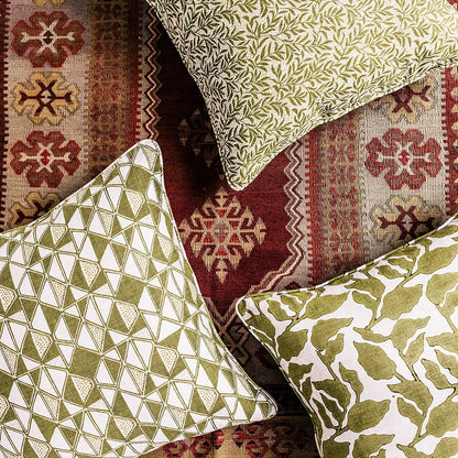 Walter G Granada Moss Linen Cushion-Walter G-Thistle Hill