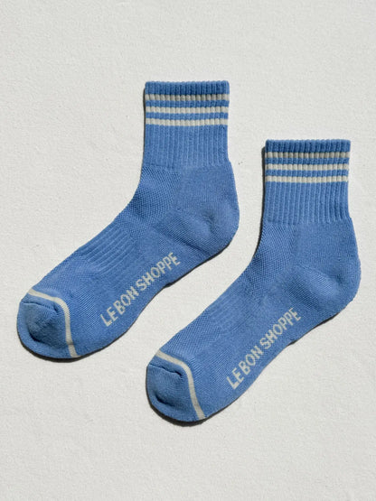 Le Bon Shoppe Girlfriend Socks Parisian Blue-Le Bon Shoppe-Thistle Hill