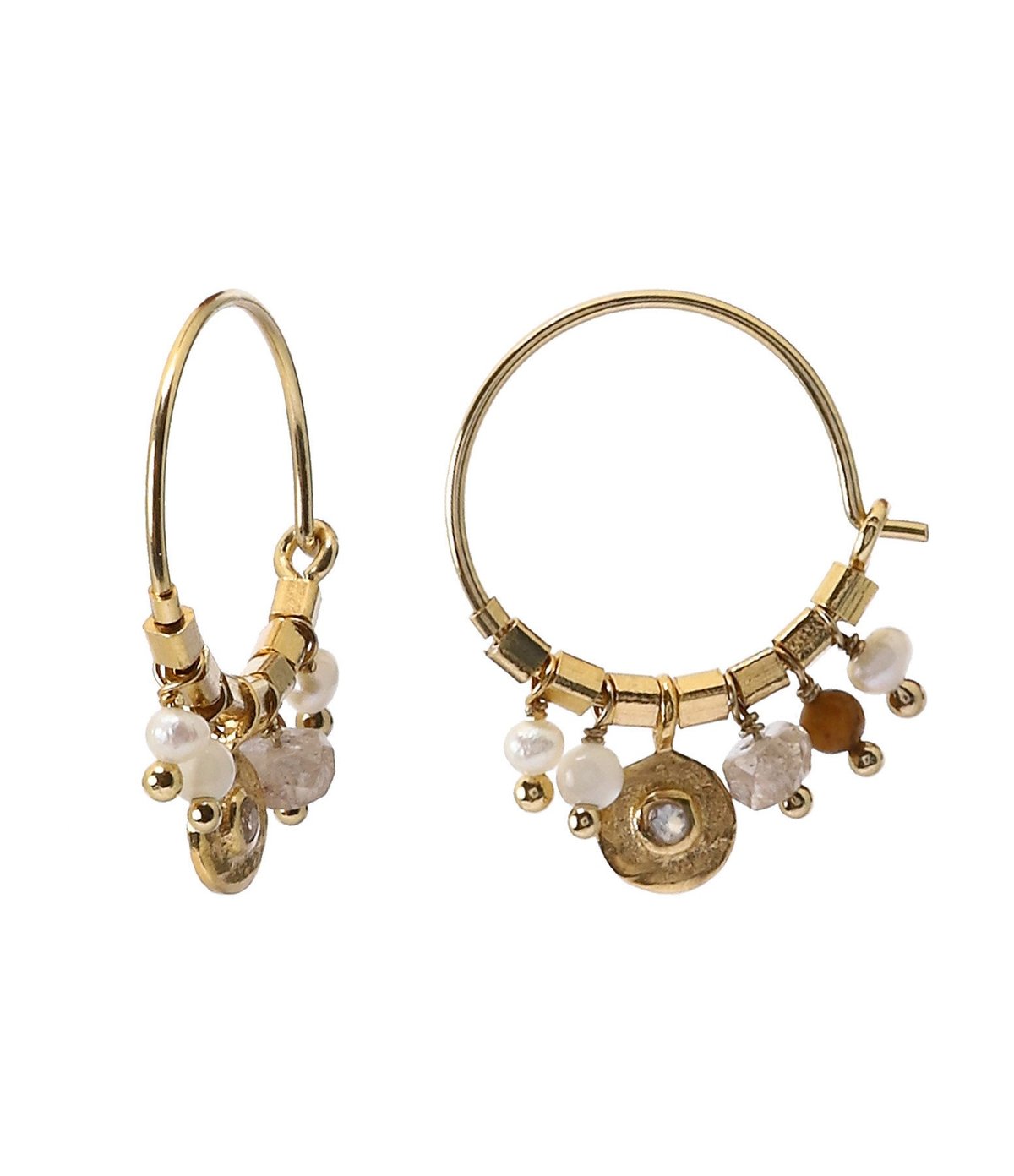 5 Octobre Suzie Pierre de Lune Earrings-5 Octobre-Thistle Hill