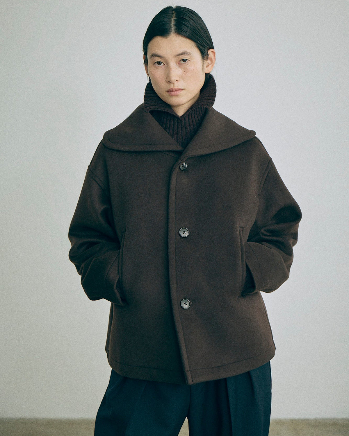 Nicholson & Nicholson My Sailor Woven Coat Brown-Nicholson & Nicholson-Thistle Hill