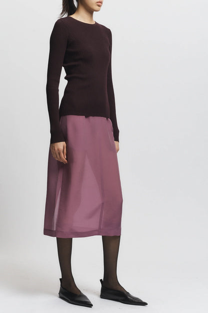 Saint Art Atlas Rib Crewneck Sweater Burgundy-Saint Art-Thistle Hill