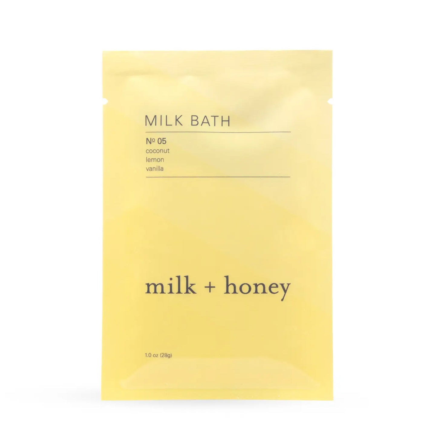 Milk + Honey Milk Bath Nº 05: Coconut Lemon Vanilla Pouch