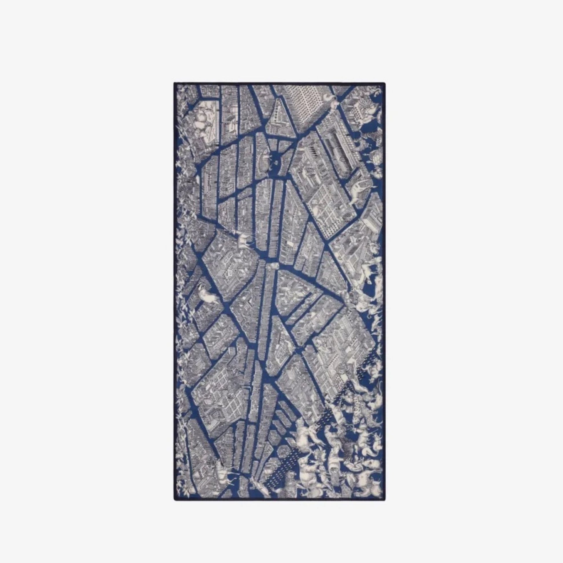 Inoui Editions Scarf 100 Turgot Dark Blue-Inoui Editions-Thistle Hill