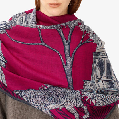 Inoui Editions Scarf 80 Mirage Fuchsia-Inoui Editions-Thistle Hill