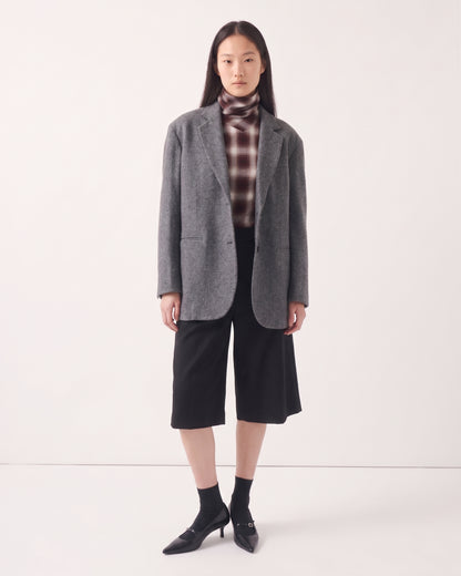 Sayaka Davis Two Button Blazer Grey-Sayaka Davis-Thistle Hill