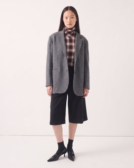 Sayaka Davis Two Button Blazer Grey-Sayaka Davis-Thistle Hill