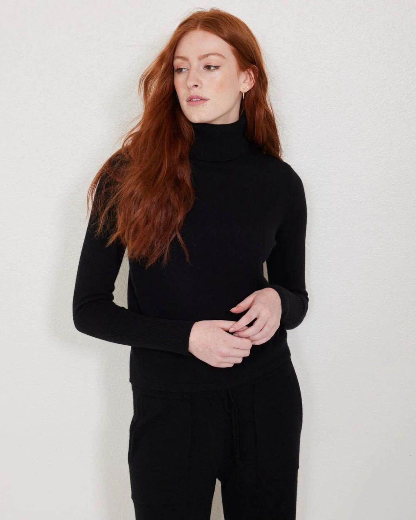 Not Monday Hayden Cashmere Turtleneck Black-Not Monday-Thistle Hill