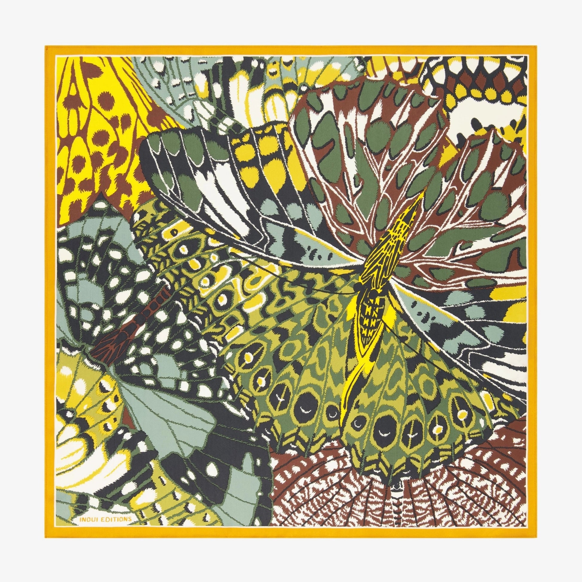 Inoui Editions Square 65 Papillons Green-Inoui Editions-Thistle Hill