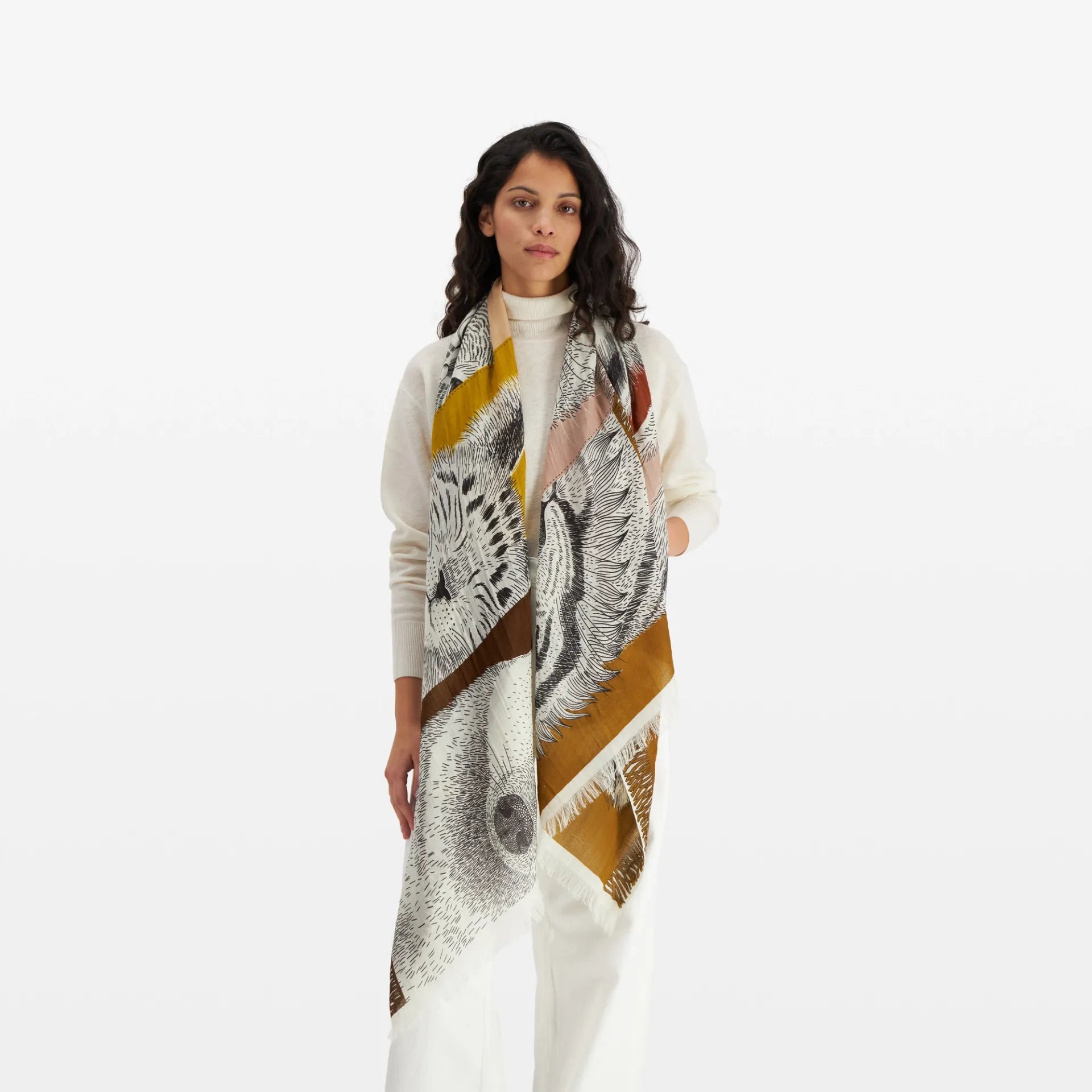 Inoui Editions Scarf 70 Freres Natural-Inoui Editions-Thistle Hill