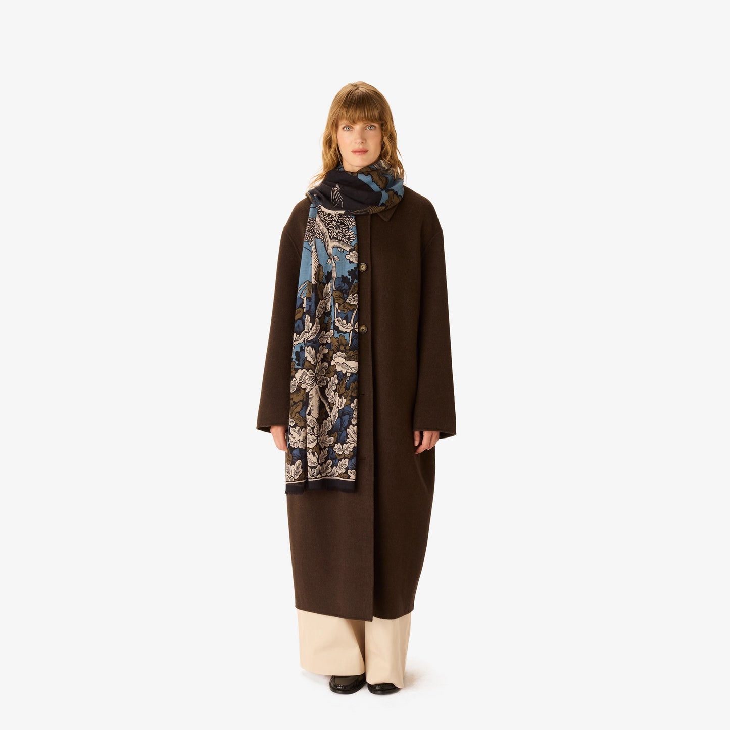 Inoui Editions Scarf 55 Panthere Denim-Inoui Editions-Thistle Hill