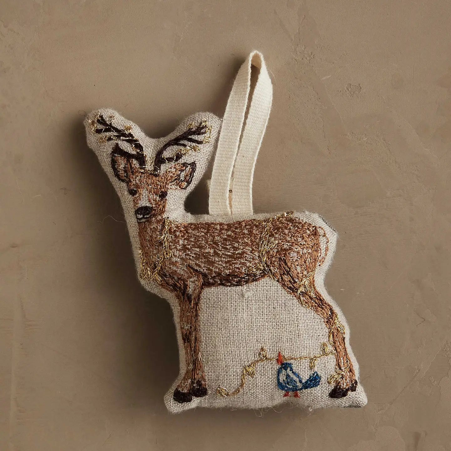 Coral & Tusk Deer with Lights Ornament-Coral & Tusk-Thistle Hill