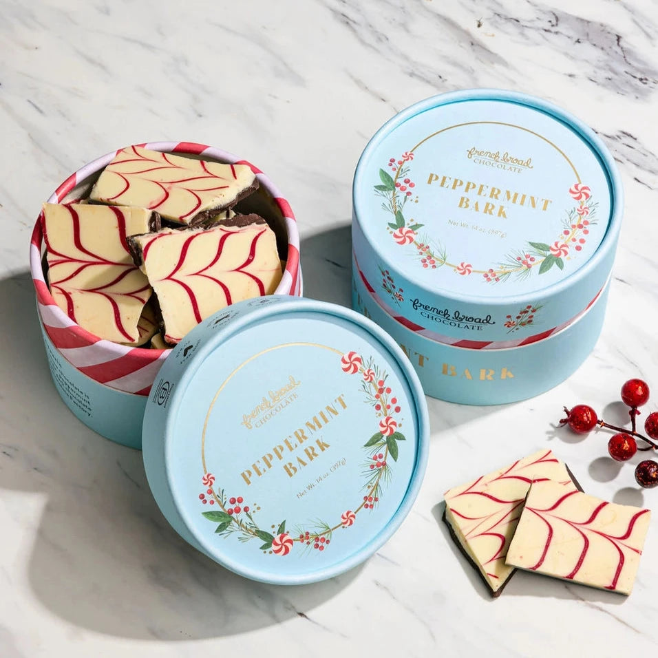 French Broad Chocolate Peppermint Bark – Thistle Hill