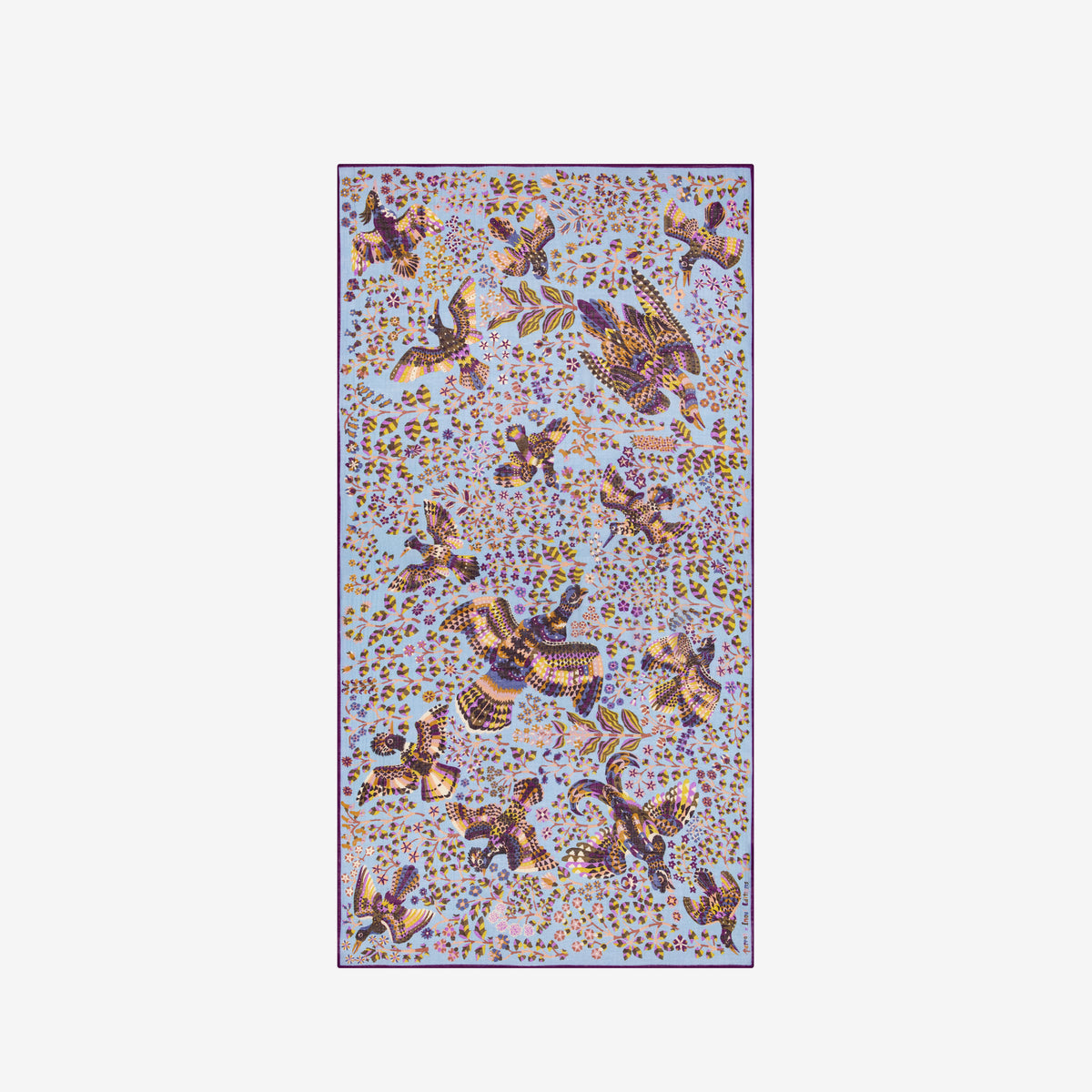 Inoui Editions Scarf 100 Rene Perrot Grey Scarf-Inoui Editions-Thistle Hill