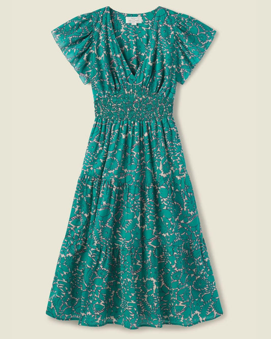 Trovata Kendal Dress Teal Thicket