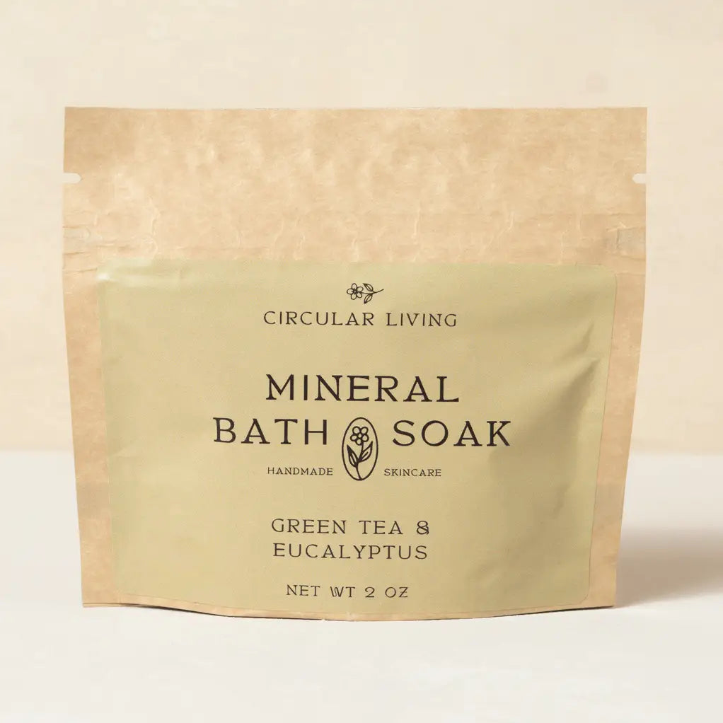 Circular Living Mineral Bath Soak Green Tea & Eucalypus-Circular Living-Thistle Hill