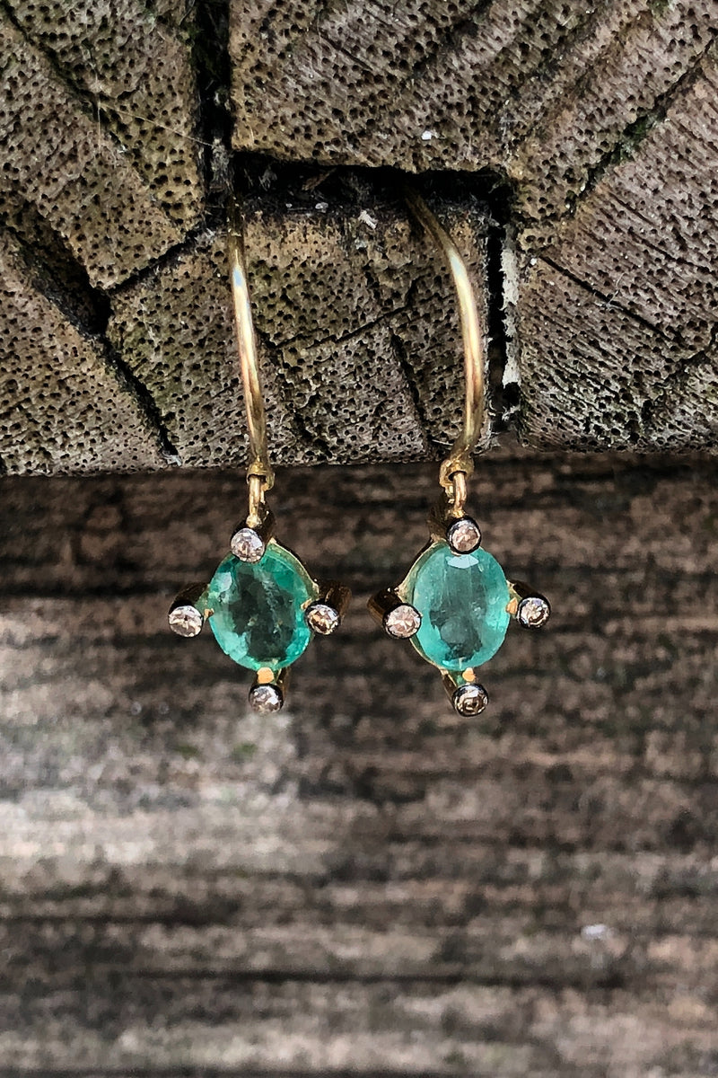 5 Octobre Jade Emeraude Earrings-5 Octobre-Thistle Hill