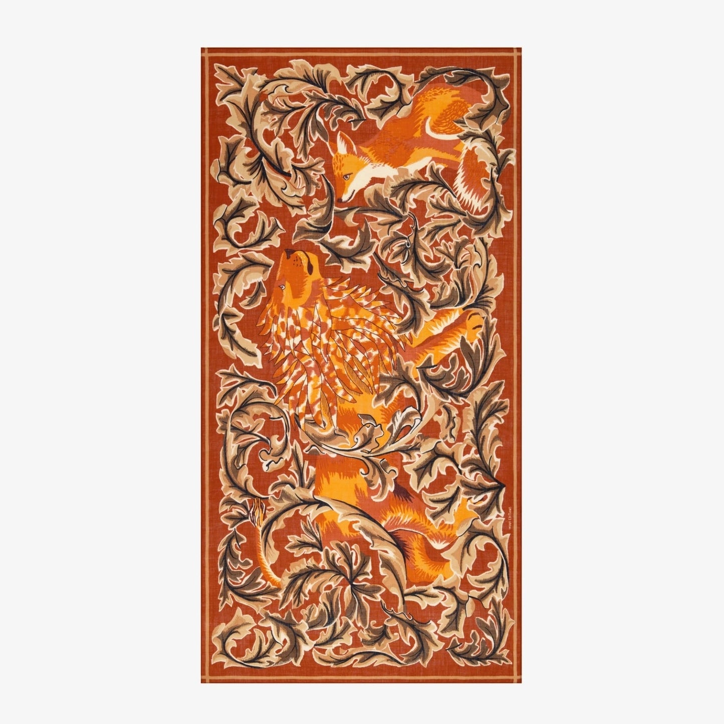 Inoui Editions Scarf 100 Leonard Orange-Inoui Editions-Thistle Hill