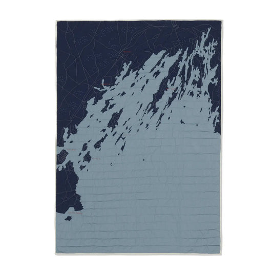 Casco Bay Quilt Steel Blue & Navy-Haptic Lab-Thistle Hill