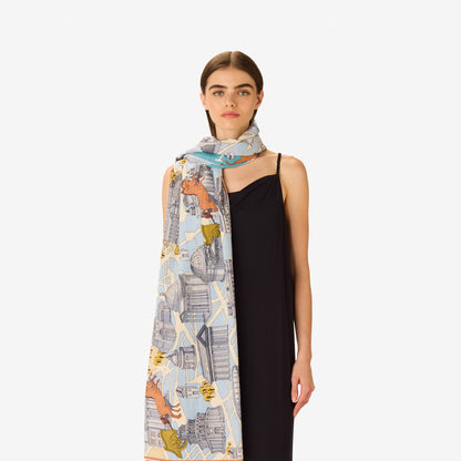 Inoui Editions Scarf 100 Rome Grey-Inoui Editions-Thistle Hill