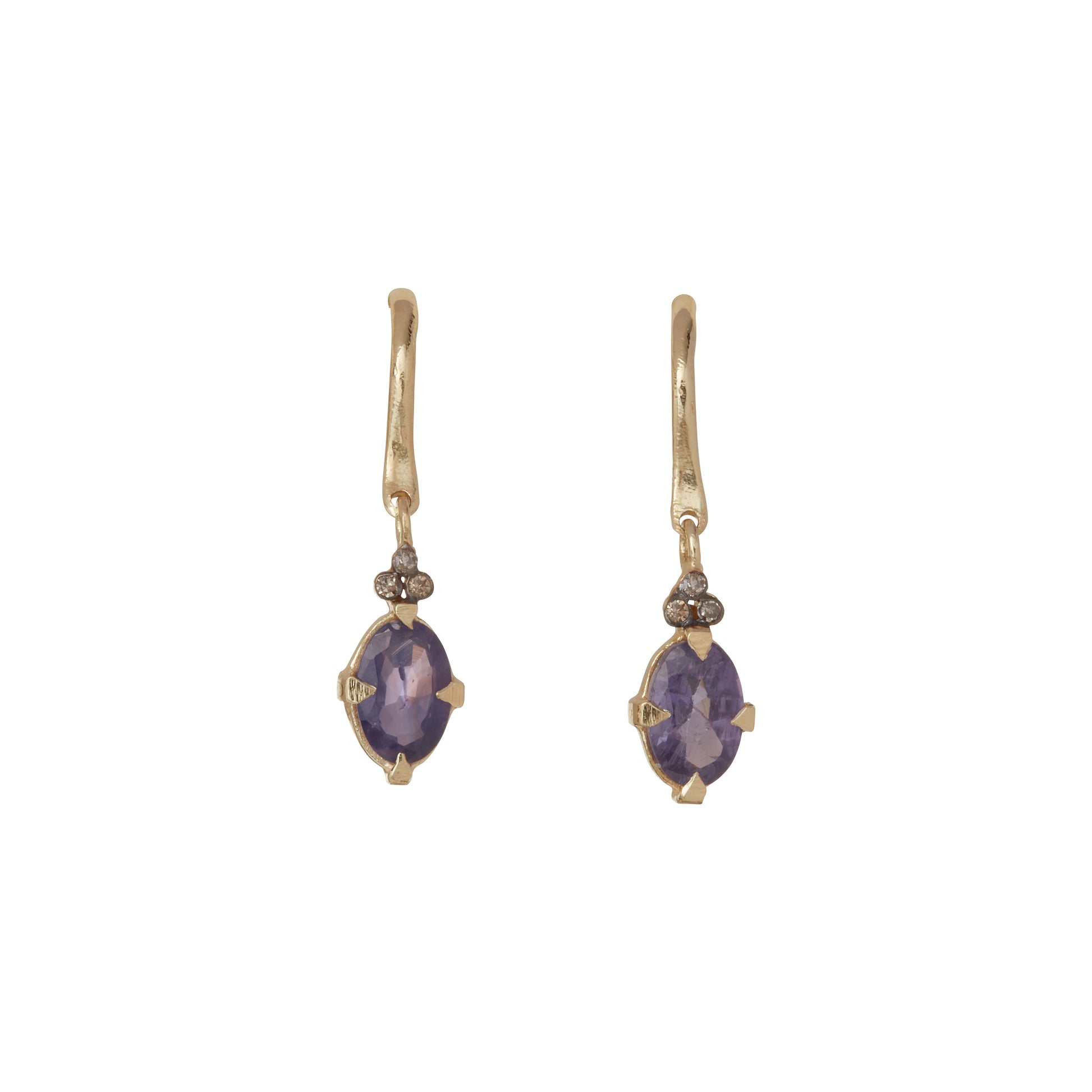 5 Octobre 67J Violet 2 Earrings-5 Octobre-Thistle Hill