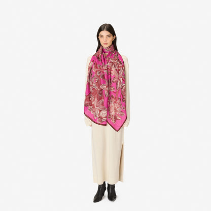 Inoui Editions Scarf 100 Arboris Fuchsia-Inoui Editions-Thistle Hill