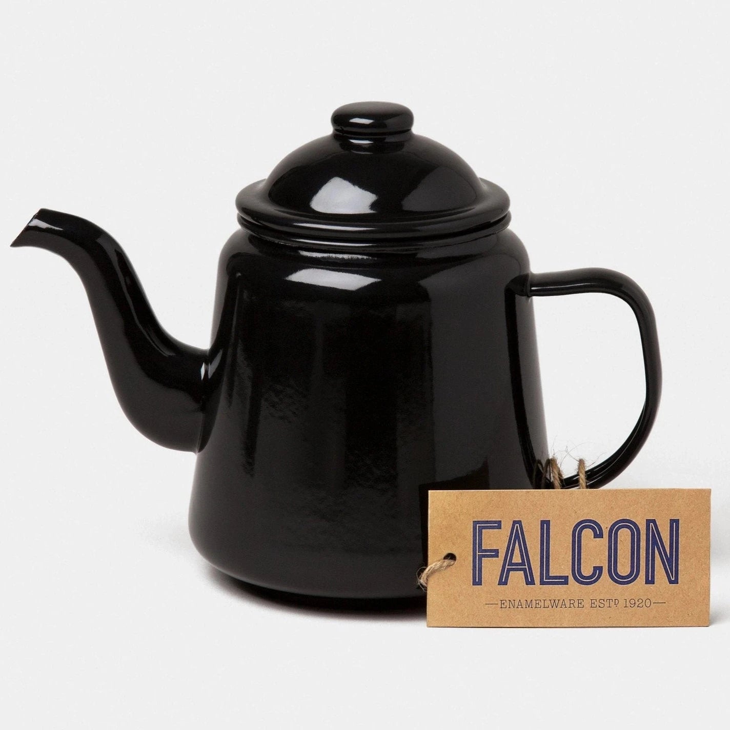 Falcon Enamelware Teapot Coal Black-Falcon Enamelware-Thistle Hill