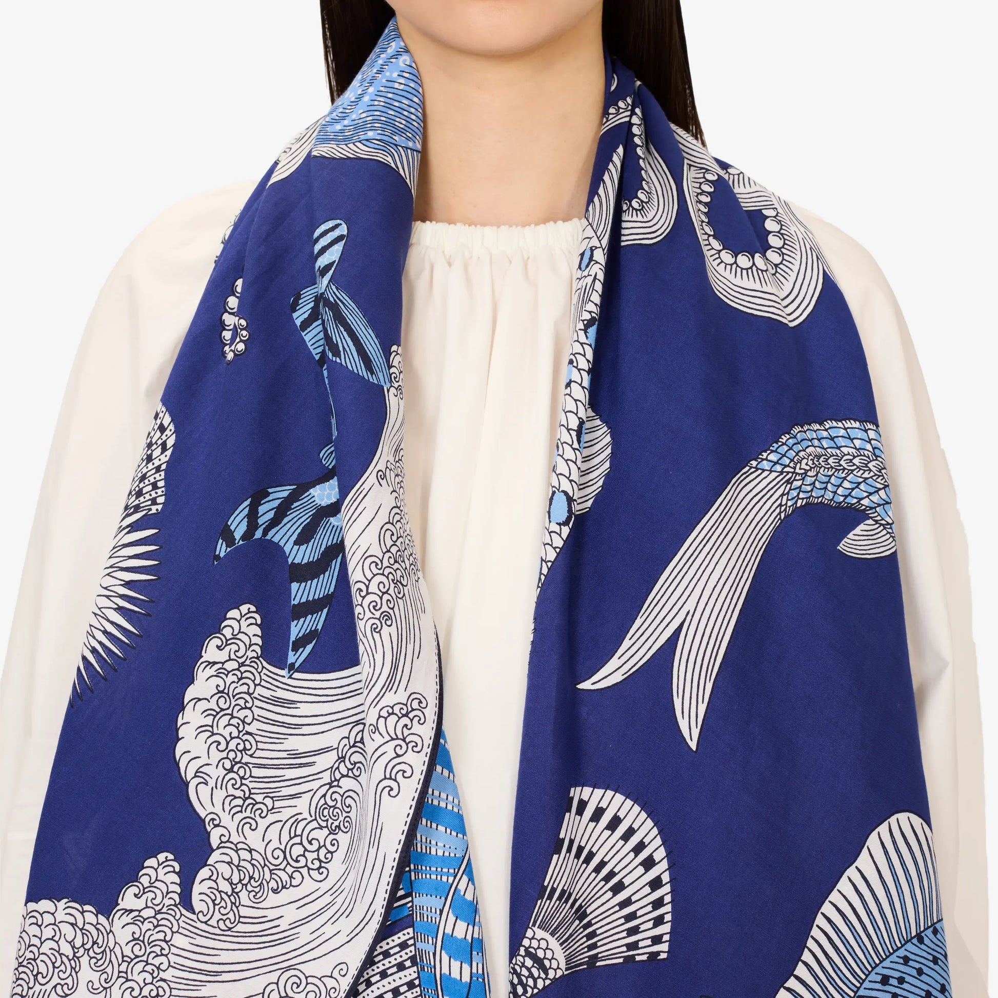 Inoui Editions Scarf 100 Poseidon Blue-Inoui Editions-Thistle Hill