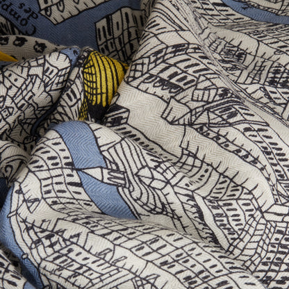 Inoui Editions Square 130 Turgot Light Blue Scarf-Inoui Editions-Thistle Hill