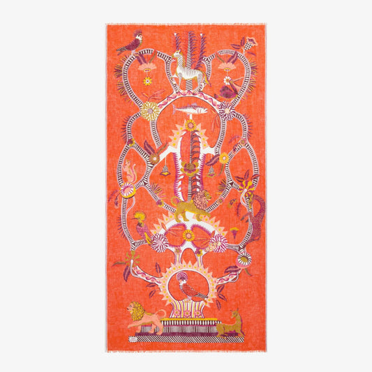 Inoui Editions Scarf 100 Diego Orange-Inoui Editions-Thistle Hill