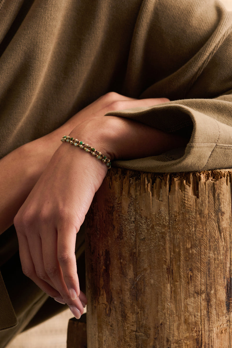 5 Octobre Lucian Dark Green Bracelet-5 Octobre-Thistle Hill